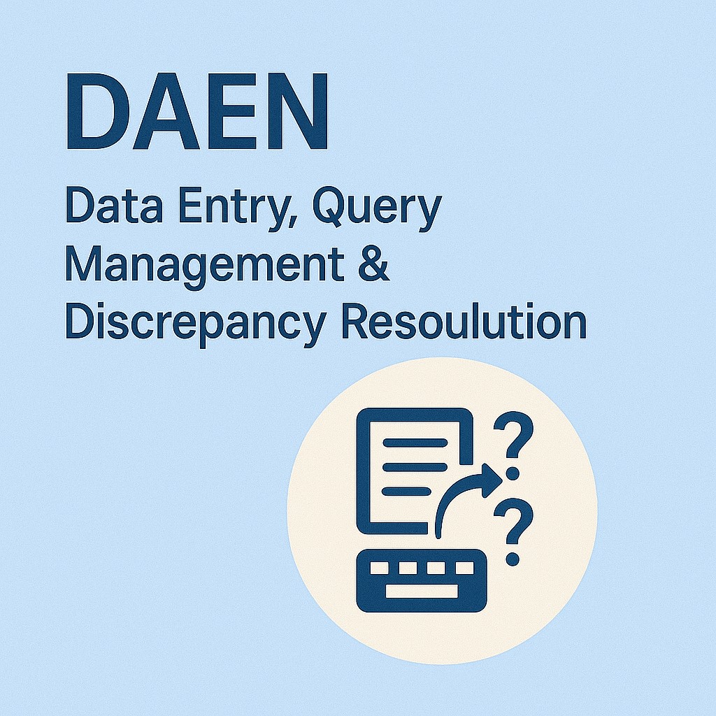 Data Entry, Query Management & Discrepancy Resolution
